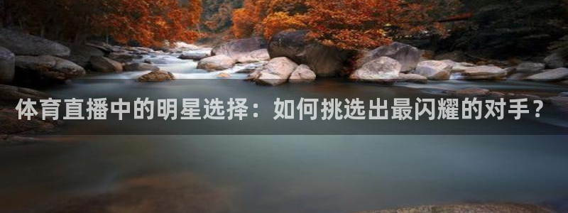 搜球吧直播nba：体育直播中的明星选择：如何挑选出最闪耀的对手？